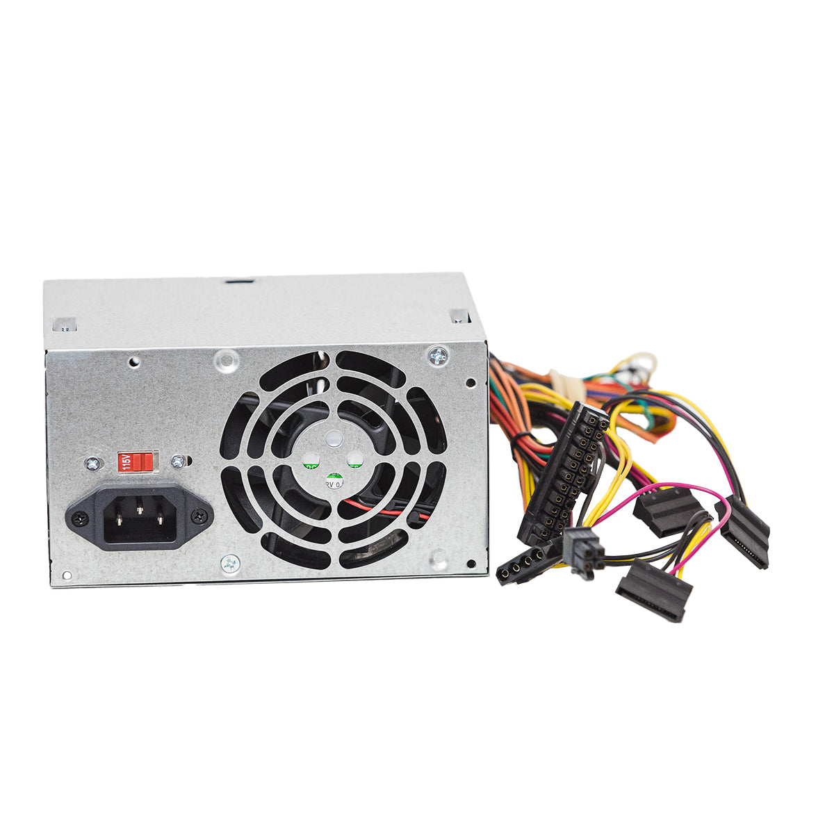 Fonte ATX 230W Duex DX230SE 24 pinos bivolt manual - Fonte de alimentação para computadores, com conectores SATA e IDE, ideal para upgrade ou montagem de PC.