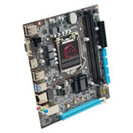 Placa Mãe Afox IH110D4-MA2 LGA 1151 DDR4 HDMI VGA M.2 - Imagem da placa-mãe com conectores HDMI, VGA, USB e slots de memória DDR4. Ideal para processadores Intel de 6ª, 7ª, 8ª e 9ª geração. Perfeita para upgrade e desempenho.