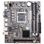 Placa mãe Duex DX H55ZG Chipset H55 Intel LGA 1156 MATX DDR3 - Visão detalhada da placa, mostrando conectores, slots e componentes, ideal para processadores Intel i3, i5 e i7 de primeira geração. Suporta até 8GB DDR3, HDMI e VGA.