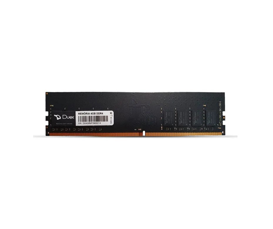 Memória RAM 4GB Duex DDR4 2666MHZ DXPC4 - Aumente o desempenho do seu PC com esta memória RAM de alta velocidade. Ideal para multitarefas, jogos e aplicações exigentes. Melhora a responsividade do sistema e evita travamentos. Compatível com diversos sistemas.