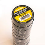 Fita Isolante PVC Antichama Preta Tradestar 19mm x 10m para isolamento elétrico, alta resistência e durabilidade. Ideal para reparos elétricos, proteção de fios e cabos, e organização.