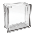 Bloco de Vidro C/ Furo Quadrado 19x19x8 Tradestar - Ideal para divisórias, paredes e projetos decorativos. Proporciona claridade e design moderno. Tijolo de vidro transparente, resistente e versátil para ambientes internos e externos.