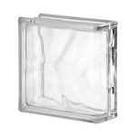 Bloco de Vidro 1 Lado P/ Acabamento Final 19x19x8 Tradestar - Ideal para divisórias, paredes e projetos decorativos. Tijolo de vidro transparente para ambientes internos e externos, proporcionando claridade e design moderno.