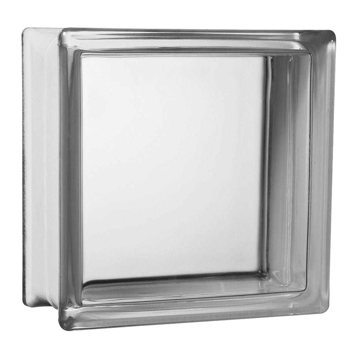 Tijolo Bloco de Vidro Transparente Tradestar 19x19x8cm - Ideal para paredes, divisórias e projetos de design de interiores, proporcionando claridade e elegância. Bloco de vidro incolor com ondulações, perfeito para ambientes que buscam luminosidade e estilo.