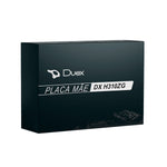 Placa Mãe Duex DX-H310ZG para processadores Intel Core i7, i5, i3, com chipset H310, suporte DDR4, HDMI e VGA. Ideal para computadores com bom desempenho.