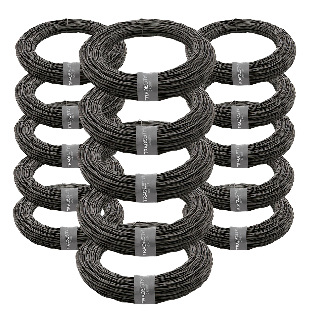 Kit 15 arames recozidos trançados Tradestar de 1,24mm e 1kg, ideal para construção civil. Arame duplo para amarrar formas de madeira e barras de aço, garantindo agilidade e produtividade no canteiro de obras. Produto original, novo e com garantia.