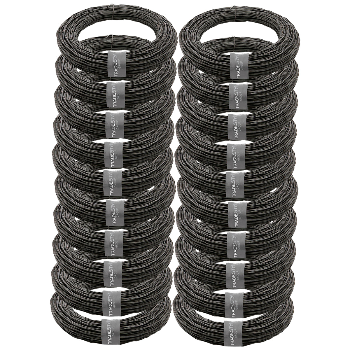 Kit 20 Arames Recozido Trançado 1,24mm 1kg Tradestar - Ideal para construção civil, amarrar formas de madeira e barras de aço. Produto original, novo e com garantia. Entrega rápida e nota fiscal.