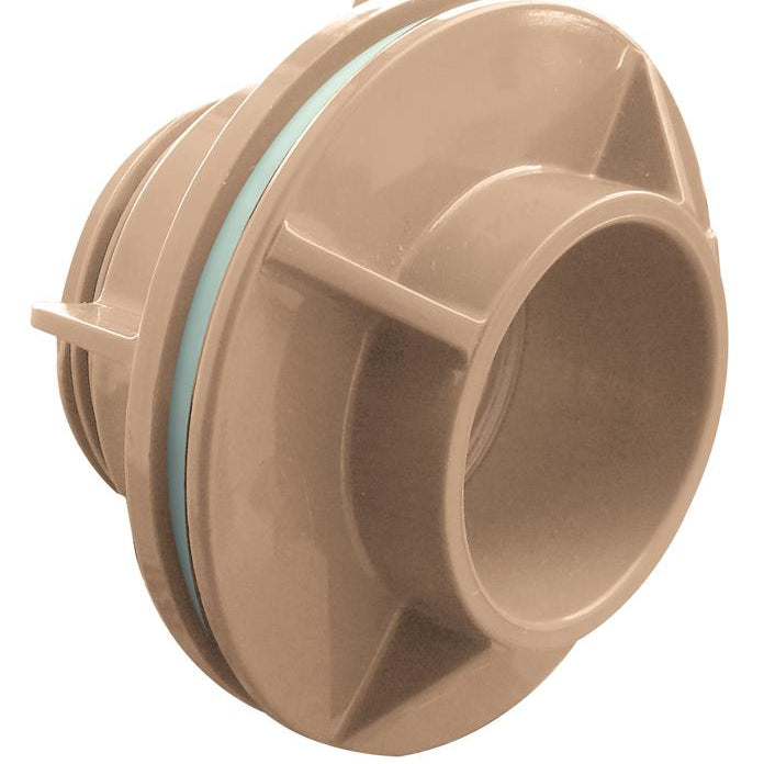 Adaptador Flange Soldável 50mm x 1.1/2" Akato para Caixa D'Água - Conexão PVC resistente e durável para instalações hidráulicas. Ideal para conectar tubulações de diferentes tamanhos, garantindo vedação e segurança.