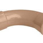 Curva 90º Curta Soldável 50mm Akato - Conexão de PVC para instalações hidráulicas, ideal para mudanças de direção em tubulações de 50mm. Peça de encanamento resistente e de fácil instalação, perfeita para projetos de construção e reforma.