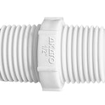 Nípel roscável 1/2 Akato branco para conexões hidráulicas. Conexão rosqueável de PVC, ideal para tubos de 1/2 polegada. Produto original, novo e com garantia. Perfeito para instalações seguras e sem vazamentos.