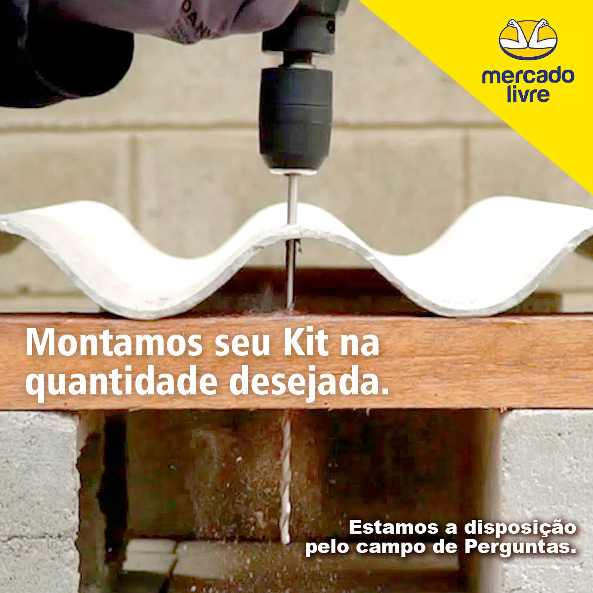 Kit 3 Brocas Mourão Madeira Extra Longas 3 P 1/4 250mm 6MM perfurando fibrocimento. Broca para madeira e mourão, ideal para construção e projetos de marcenaria. Ferramenta de alta performance e durabilidade, com ponta afiada e flauta espiral para remoção de cavacos. Kit com 3 unidades, envio imediato e garantia.