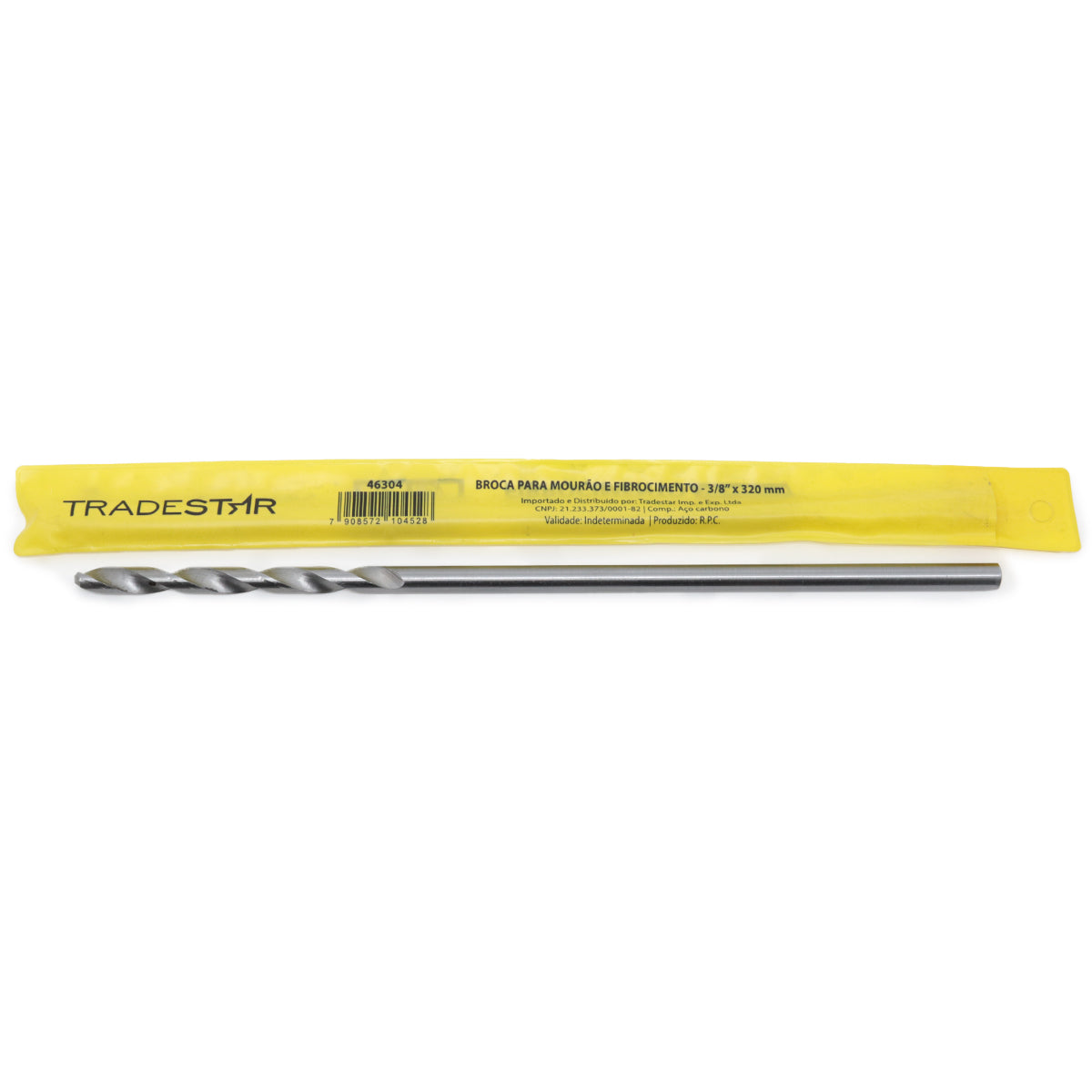 Kit 3 Brocas Mourão Madeira Extra Longas 3 P 5/16 400mm 8MM Tradestar para perfuração em madeira, fibrocimento e outros materiais. Brocas de alta performance e durabilidade, ideais para construção, marcenaria e projetos DIY. Inclui 3 brocas com design de ponta afiada e flauta em espiral para remoção de cavacos.