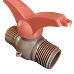 Registro de esfera 3/4" com rosca externa Akato, ideal para controle de fluxo de água em instalações de água fria. Fabricado em PVC resistente e durável. Possui rosca externa de 3/4 polegadas e esfera interna para fácil abertura e fechamento. Perfeito para uso em sistemas hidráulicos. Produto original, novo e com garantia.