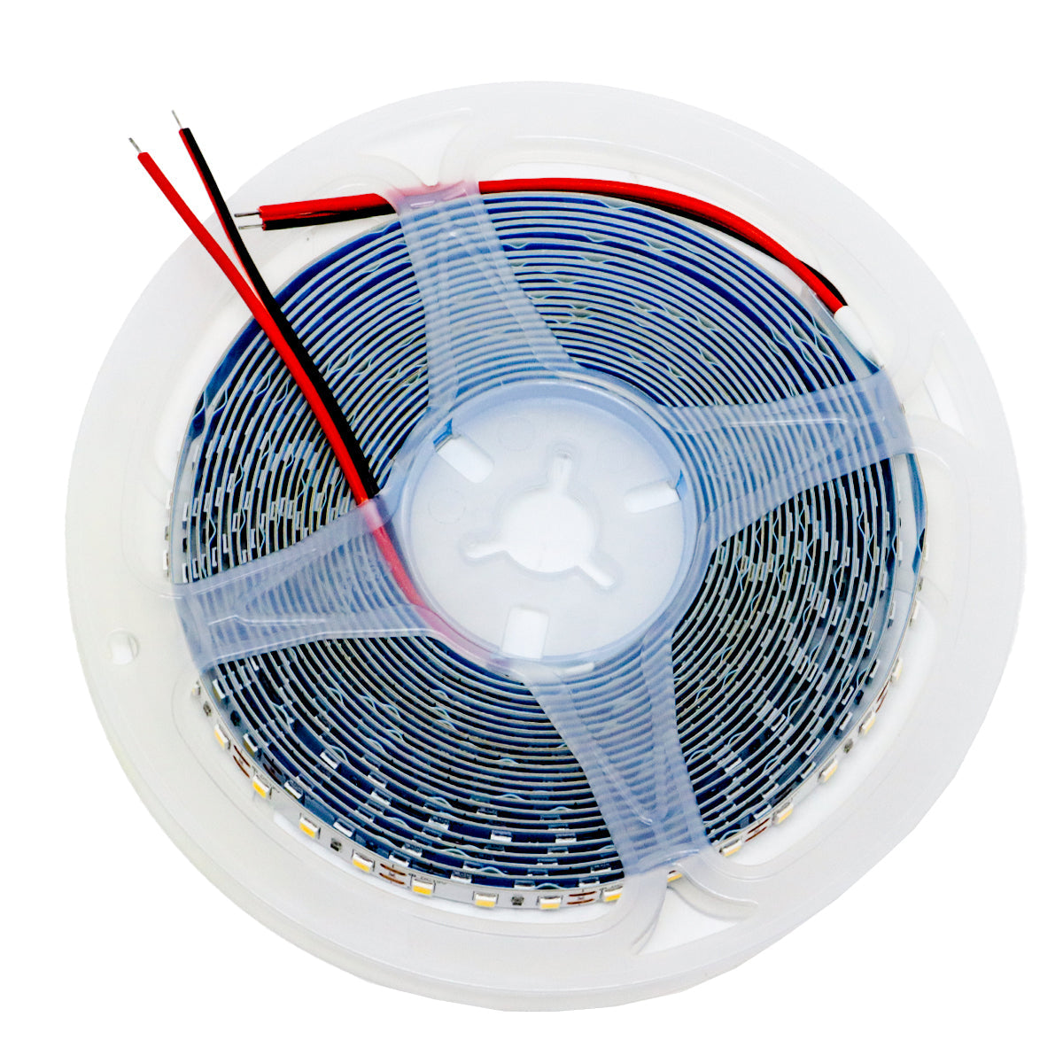 Fita LED 2835 de 5 metros, com 120 LEDs por metro, 12V, IP20, 10W/m, ideal para iluminação ambiente, decoração e destaque arquitetônico. Disponível em diferentes temperaturas de cor (3000K e 4000K) para personalizar a iluminação de seus espaços. Fácil instalação e corte.