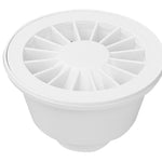 Ralo Sifonado Redondo com Grelha Branca Akato - DN40 para banheiro e cozinha, solução eficiente para drenagem de água, design moderno e durável