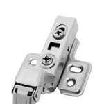 Dobradiça Caneco 35mm Alta Com Amortecedor Soft Close Tradestar - Dobradiça de aço niquelado para móveis com fechamento suave e abertura de 105 graus. Ideal para portas de armários e móveis em geral.