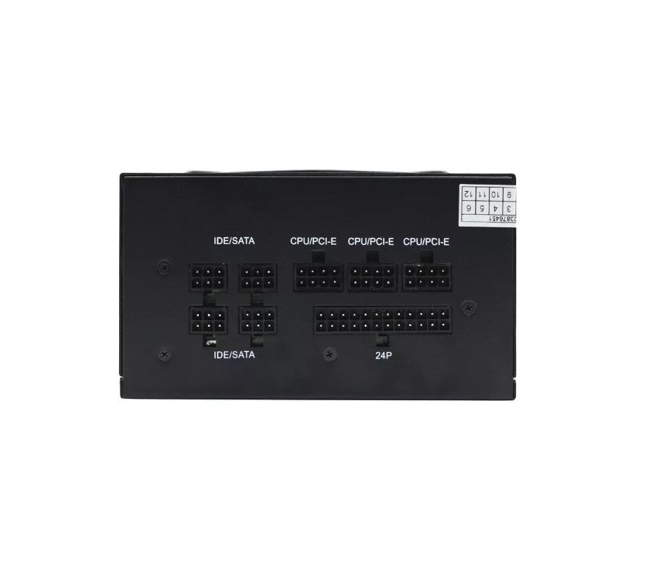 Fonte Gamer Duex 600FSE++ 600W 80 Plus Bronze Modular com conectores IDE/SATA, CPU/PCI-E e 24P. Ideal para PC Gamer com PFC Ativo e design modular para melhor organização.