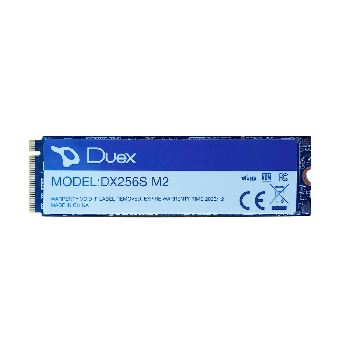 SSD Duex 256GB DX 256S NVMe M.2 - Unidade de estado sólido interna, ideal para upgrade de desempenho em computadores. Oferece alta velocidade de leitura e gravação, inicialização rápida e maior durabilidade. Produto lacrado, com garantia e envio imediato.