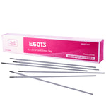Eletrodo Revestido para Solda E6013 4.0mm x 400mm Caixa 5KG Tradestar - Ideal para serralherias e soldadores, proporciona soldas limpas e estáveis. Eletrodo para soldagem em diversas posições, com alta qualidade e durabilidade.