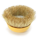5 Escovas de Aço para Esmerilhadeira Lixadeira Copo 100mm M14 - Kit com 5 escovas de aço ondulado para limpeza de peças em geral, ideal para uso em esmerilhadeiras angulares. Rosca M14, 4" (100mm), 12.500 RPM. Remove ferrugem, tintas e resíduos. Pronta entrega e envio imediato.