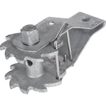 Tensor de Fio para Cerca de Filtro de Catraca Tipo 2, ideal para esticar e tensionar arames em cercas agrícolas, industriais e residenciais. Fabricado em aço galvanizado, resistente à corrosão. Possui catraca para ajuste fino e clipe de fio de mola para fácil tensão.  Indicado para sistemas de treliça, linhas de transmissão e aplicações náuticas.  Kit com 100 peças.