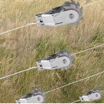 Tensor de Fio para Cerca de Filtro de Catraca Tipo 2 - Esticador de arame galvanizado, ideal para tensionar e ajustar cercas em áreas rurais e agrícolas. Kit com 100 peças, garantindo segurança e praticidade na instalação de cercas.