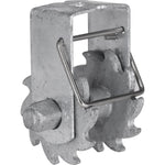 Catraca para Arame Liso Esticador Tensor Zincado - Ideal para cercas agrícolas, industriais e residenciais. Fabricada em aço zincado resistente à corrosão, garante tensão e durabilidade. Caixa com 100 unidades.