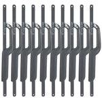 Kit com 10 Mini Arco de Serra 12 Polegadas (300mm) com Cabo Plástico e Lâmina - Ferramenta para cortes precisos em locais de difícil acesso. Ideal para profissionais e uso geral. Lâminas de 200mm, 250mm e 300mm compatíveis.