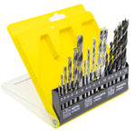 Kit de brocas 48 peças para madeira, concreto e metal. Inclui brocas de diferentes tamanhos para perfurações precisas em diversos materiais. Ideal para profissionais e hobbistas.