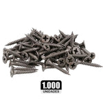 Parafuso Trombeta Drywall Ponta Agulha 3.5X35MM Preto com 1000 unidades, ideal para fixação em drywall, aço e estruturas metálicas. Parafusos pretos com cabeça trombeta e ponta agulha para instalação rápida e acabamento perfeito em projetos de construção e reforma.