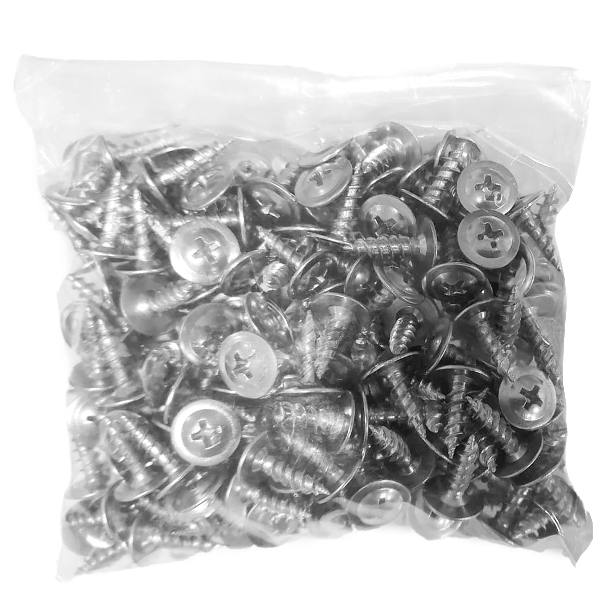 Parafuso Ponta Agulha para Forro PVC e Drywall 4,2x13mm - Pacote com 250g (aproximadamente 210 parafusos). Ideal para fixação segura em instalações de drywall, forros e PVC. Parafusos com flange para melhor fixação e acabamento.