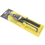Kit 3 Tesoura Aviação para chapa Cortar Reta 10" Corneta - Tesoura de corte para chapas de aço, ideal para funilaria, serralheria e projetos DIY. Cabo ergonômico e corte preciso. Produto Corneta, envio imediato.