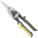 Kit 3 Tesoura Aviação para chapa Cortar Reta 10" Corneta - Tesoura de aviação profissional para corte preciso de chapas de aço e metal, ideal para funilaria, serralheria e projetos DIY. Cabo ergonômico e trava de segurança.