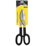 3 Tesoura Alicate Corte para Funileiro Chapa Aço Calha 10" Aço Tradestar - Ferramenta para corte de chapas de aço e alumínio, cabo ergonômico e trava de segurança, ideal para funilaria e trabalhos com metal. Kit com 3 unidades.
