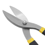 3 Tesoura Alicate Corte para Funileiro Chapa Aço Calha 10 polegadas - Ferramenta profissional para corte de chapas de aço e alumínio, com cabo ergonômico e trava de segurança. Ideal para funilaria e trabalhos com metal.
