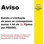 Aviso importante: Devido à limitação de peso, é possível enviar apenas 1 kit de 20 Tijolos Bloco de Vidro Transparente Liso Tradestar por pedido. Para compras de múltiplos kits, efetue pedidos separados.