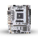 Placa Mãe Duex AMD DDR4 A520 - DX A520ZG para processadores AMD Ryzen, com suporte para até 64GB de memória DDR4, slots PCIe e M.2, conectividade Realtek e áudio de alta definição. Ideal para computadores com bom desempenho e versatilidade.