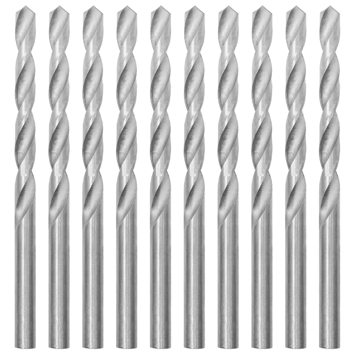 Brocas em HSS Aço Rápido DIN 338 1/4" Tradestar - Conjunto com 100 unidades, ideal para perfuração precisa em metal, madeira e plástico. Ferramenta de alta qualidade, durável e eficiente para profissionais e hobbistas.