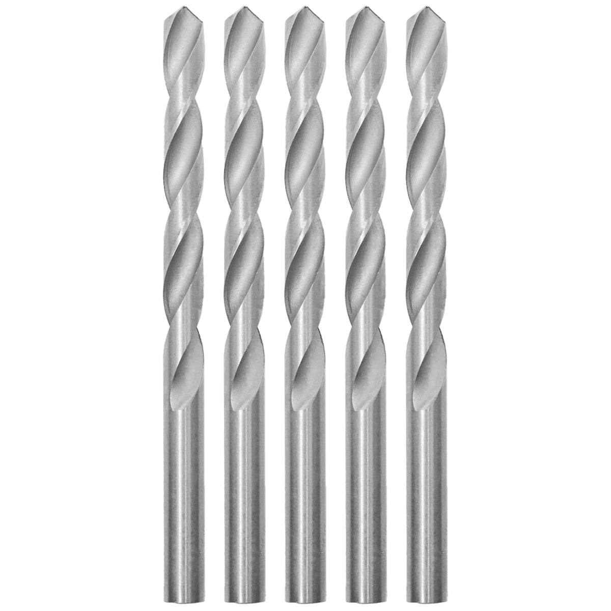 Brocas em HSS Aço Rápido DIN 338 10x133mm Tradestar - Kit com 50 unidades, ideal para perfuração precisa em metal, madeira e plástico. Brocas de alta qualidade, duráveis e eficientes para uso profissional e hobby.