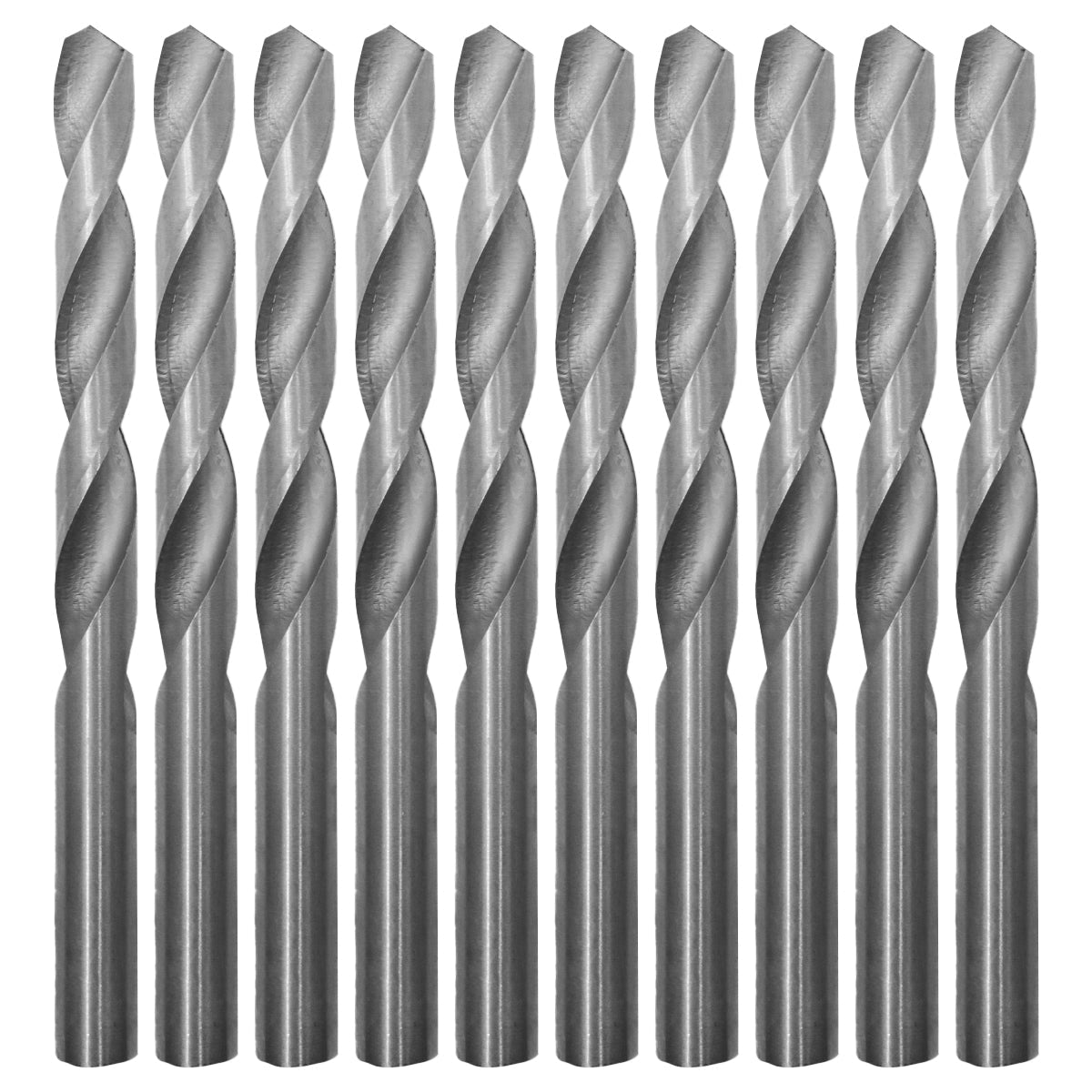 Broca em HSS Aço Rápido DIN 338 12x151mm Tradestar - Kit com 50 unidades. Brocas de alta performance para perfuração precisa em metal, madeira e plástico. Fabricadas em aço rápido (HSS) para durabilidade e eficiência. Ideal para profissionais e hobbistas. Compre agora e tenha resultados superiores em suas tarefas de perfuração.