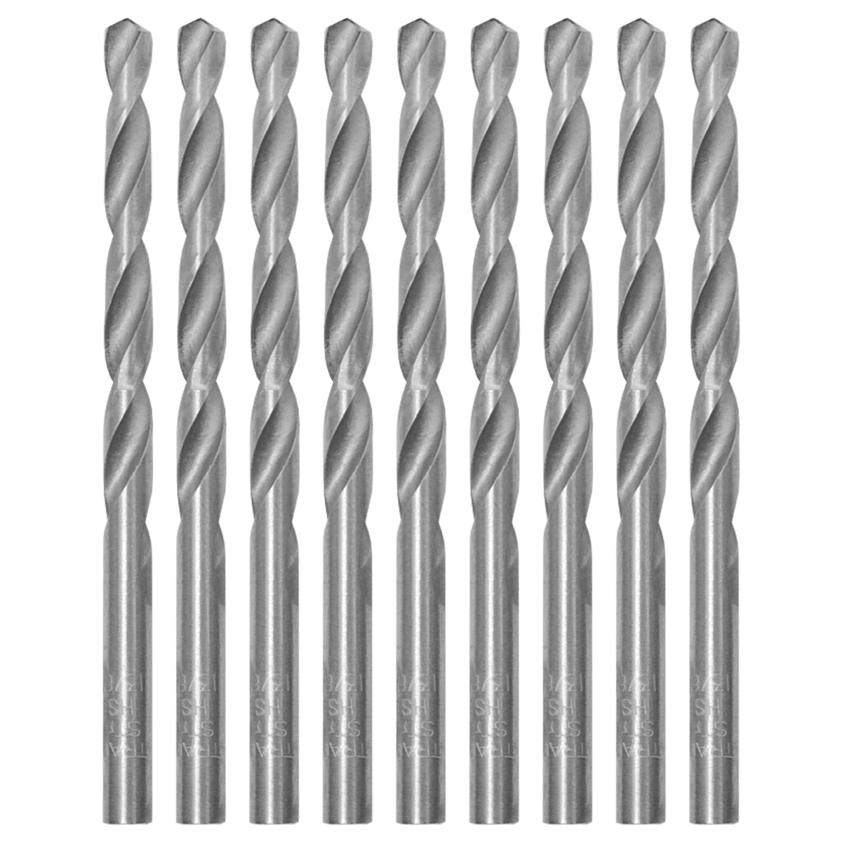 Broca em HSS Aço Rápido DIN 338 13/64" Tradestar - Kit com 100 unidades, ideal para perfuração em metal, madeira e plástico. Broca de alta qualidade, durável e com ponta otimizada para cortes precisos. Ferramenta essencial para profissionais e hobbistas.