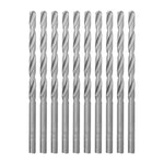 Brocas em HSS Aço Rápido DIN 338 3.2x65mm Tradestar - Kit com 100 unidades, ideal para perfuração em metal, madeira e plástico. Brocas de alta qualidade, duráveis e eficientes para uso profissional e hobby.
