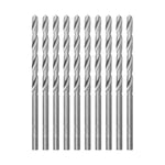 Brocas em HSS Aço Rápido DIN 338 3x61MM Tradestar - Kit com 100 unidades, ideal para perfuração precisa em metal, madeira e plástico. Ferramenta de alta qualidade e durabilidade para uso profissional e hobby.