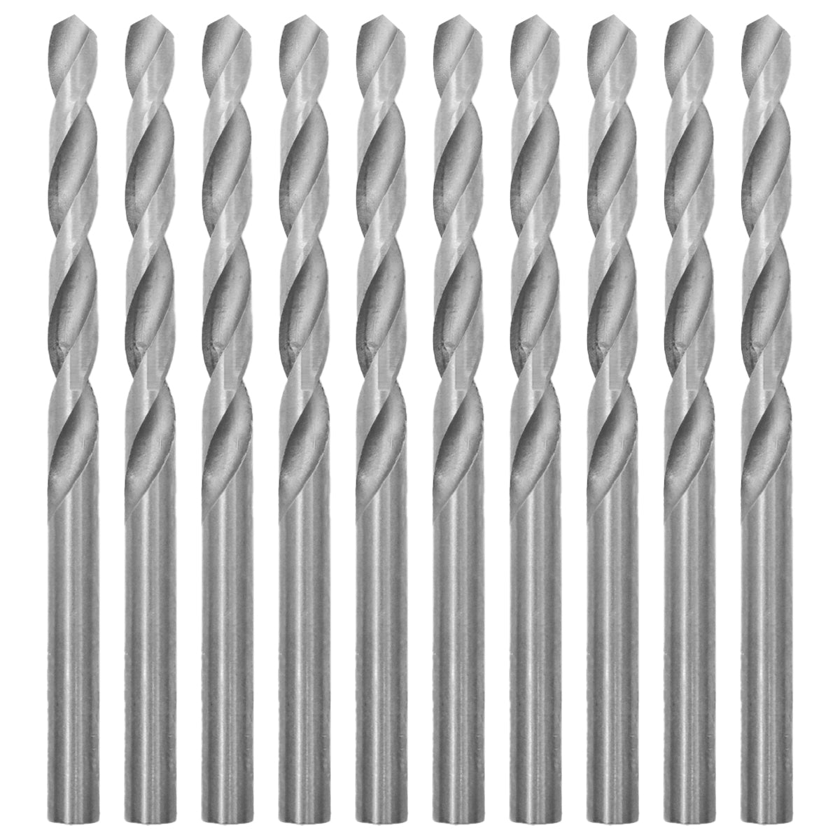 Broca em HSS Aço Rápido DIN 338 6X93MM Tradestar - Kit com 100 unidades, ideal para perfuração precisa em metal, madeira e plástico. Fabricada em aço rápido de alta qualidade, durável e eficiente para uso profissional e hobby.