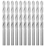Broca em HSS Aço Rápido DIN 338 7x109MM Tradestar - Kit com 10 unidades, ideal para perfuração precisa em metal, madeira e plástico. Broca de alta durabilidade e eficiência para uso profissional e hobby.