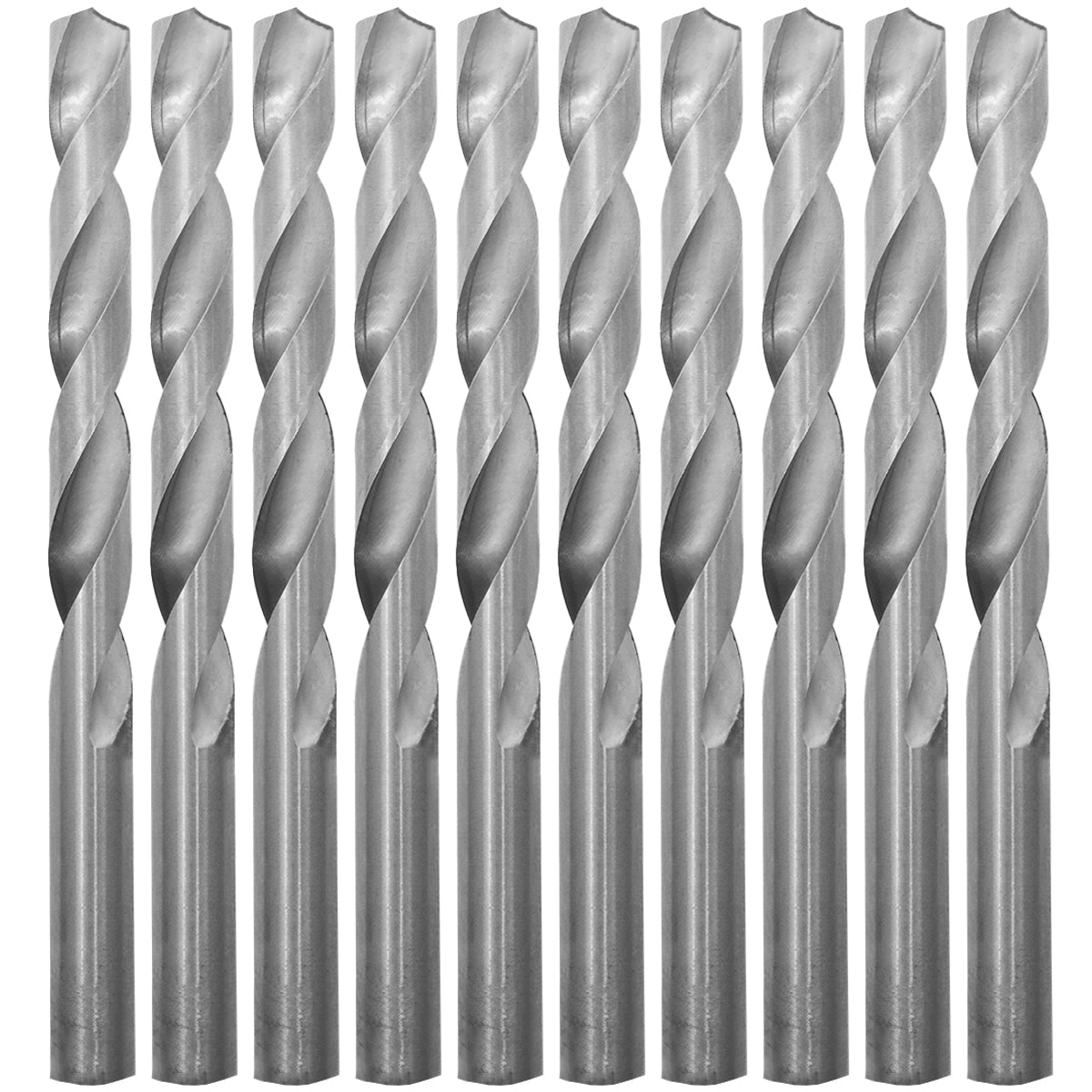 Kit com 50 brocas em HSS Aço Rápido DIN 338 9x125mm Tradestar, ideal para perfurações precisas em metal, madeira e plástico. Brocas de alta qualidade, duráveis e eficientes para uso profissional e hobby.