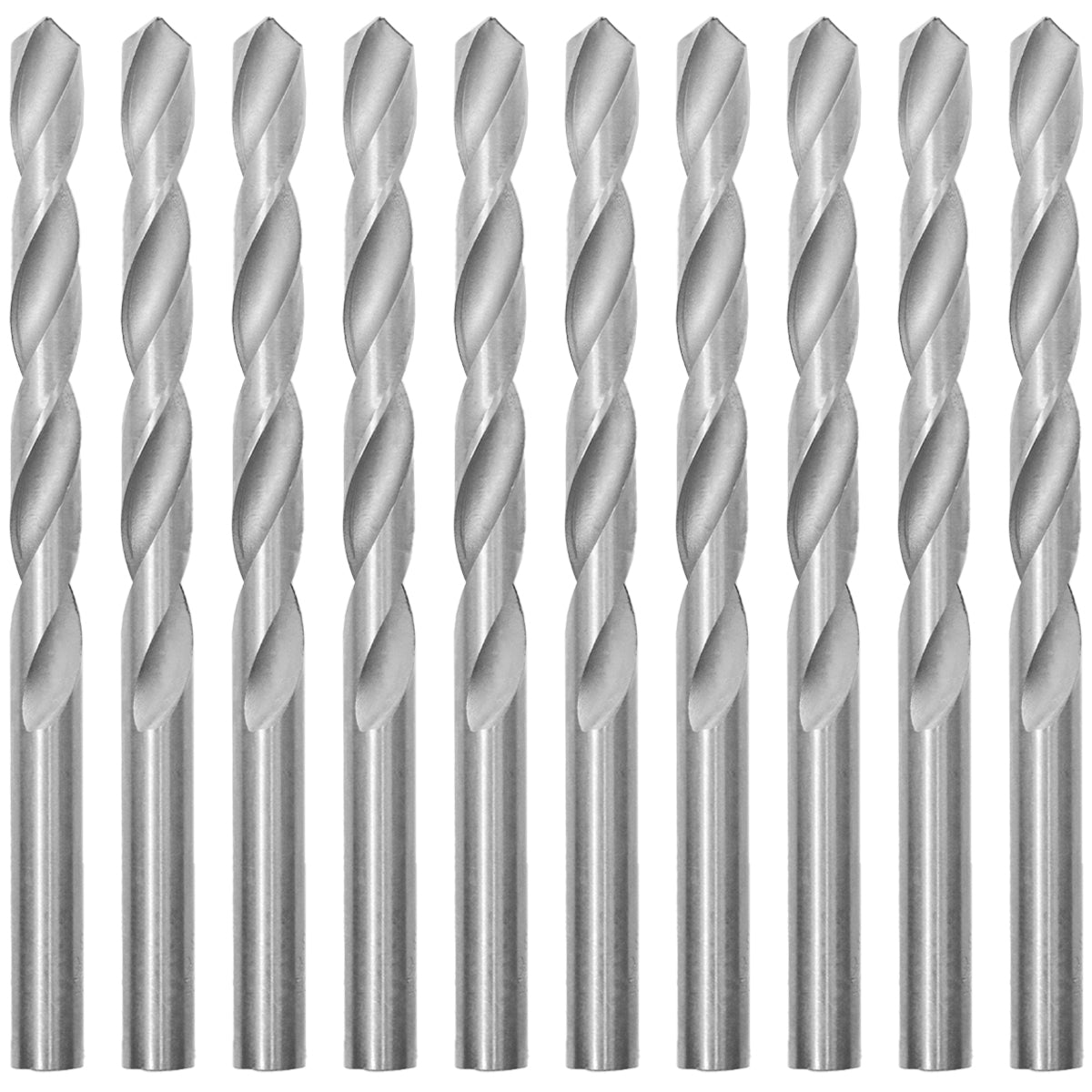 Kit com 50 brocas HSS aço rápido DIN 338 3/8 Tradestar para perfuração em metal, madeira e plástico. Brocas de alta qualidade, duráveis e com ponta otimizada para cortes precisos. Ideal para profissionais e hobbistas. Pronta entrega e envio imediato.