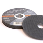 Disco de corte metal 4.1/2" Tradestar para esmerilhadeira, ideal para aço e inox. Disco abrasivo fino, 115x1,2mm, para cortes precisos em metal. Ferramenta de alta performance para serralheria e metalurgia.