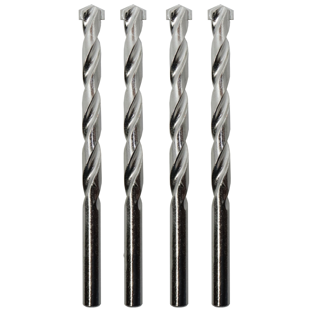 Brocas para concreto 12x150mm, kit com 50 unidades, ponta de metal duro, ideal para furadeira, perfuração em concreto, pedra e alvenaria. Ferramenta Tradestar para uso profissional e hobbista.