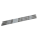 Serrinha Manual Lâmina de Serra Aço Bimetal 24 Dentes 30cm - Lâminas de serra bimetálicas TradeSTAR para cortes precisos em madeira, metal e plástico. 300mm, 24 TPI, ideal para serras de arco manuais.